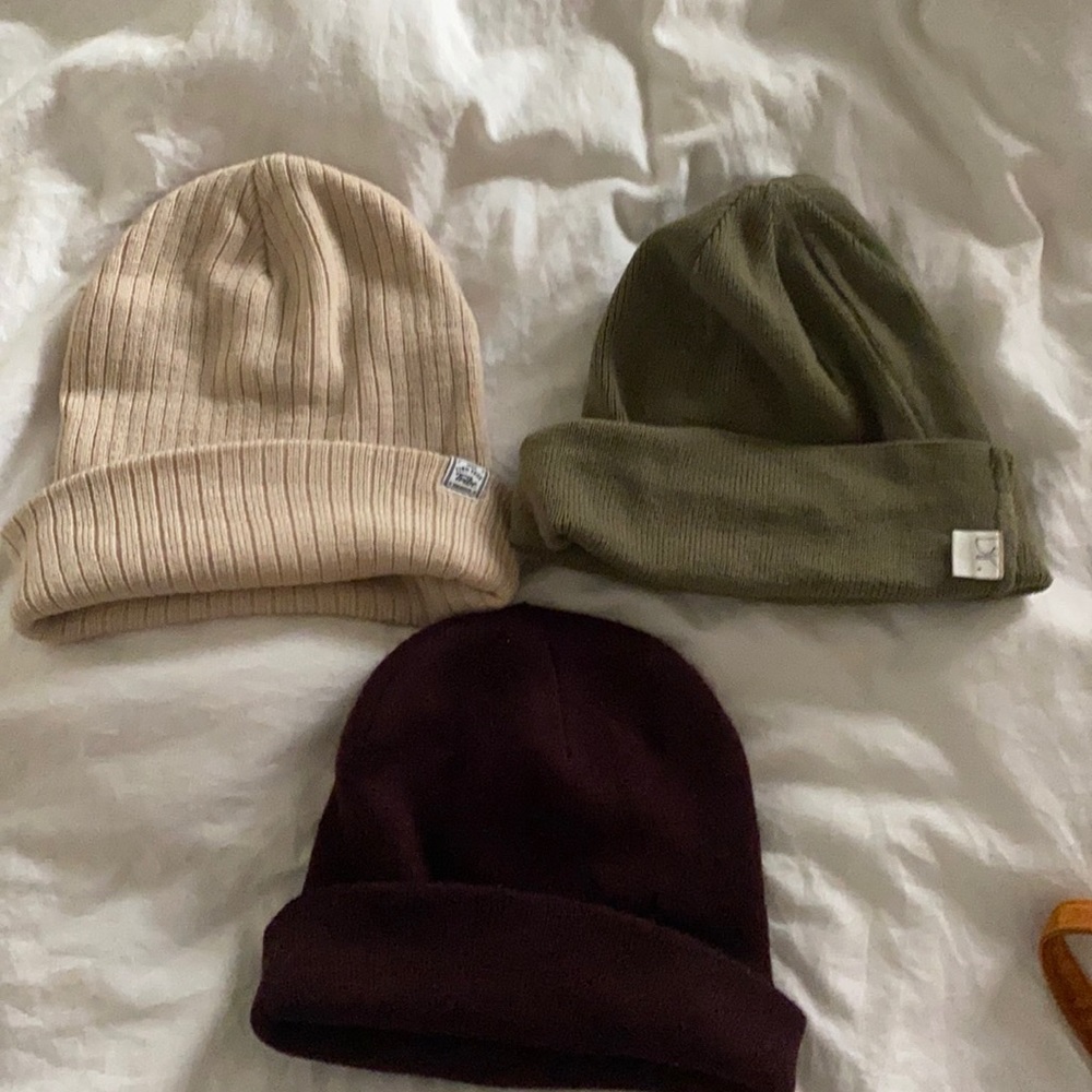 Assorted beanies